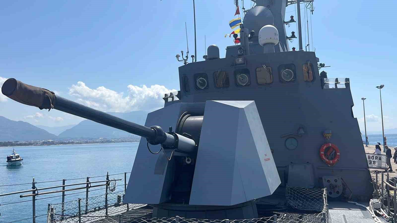 TCG BORA Alanya’da ziyarete açıldı
