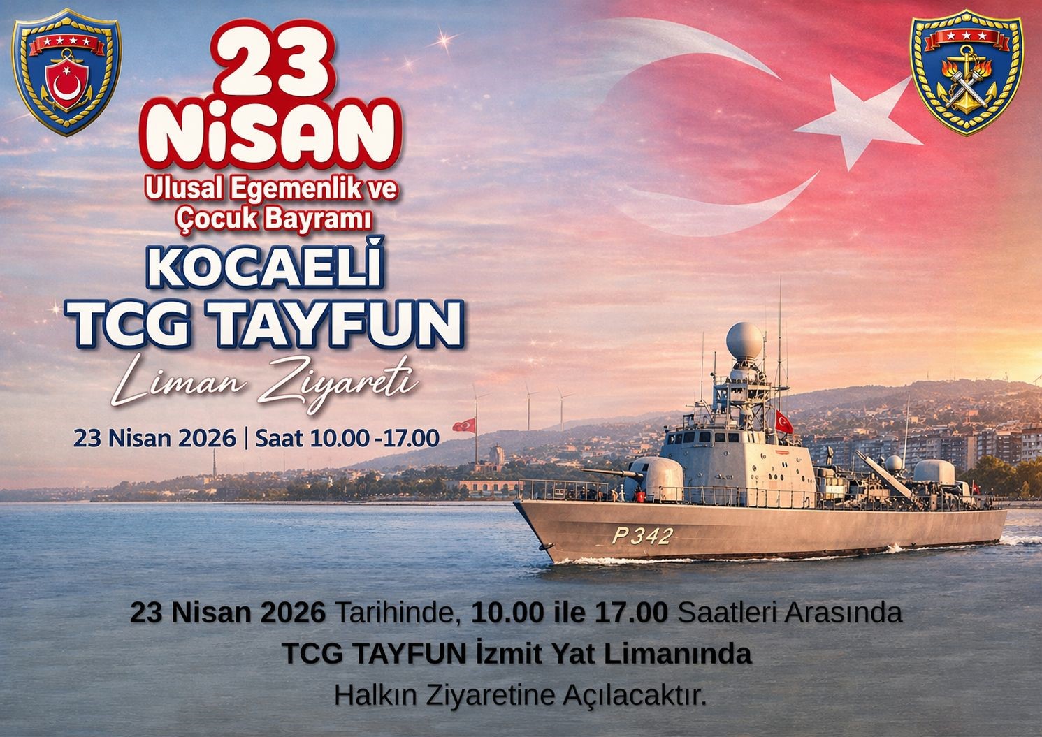 TCSG-15 ve TCG Tayfun vatandaşların ziyarete açılıyor
