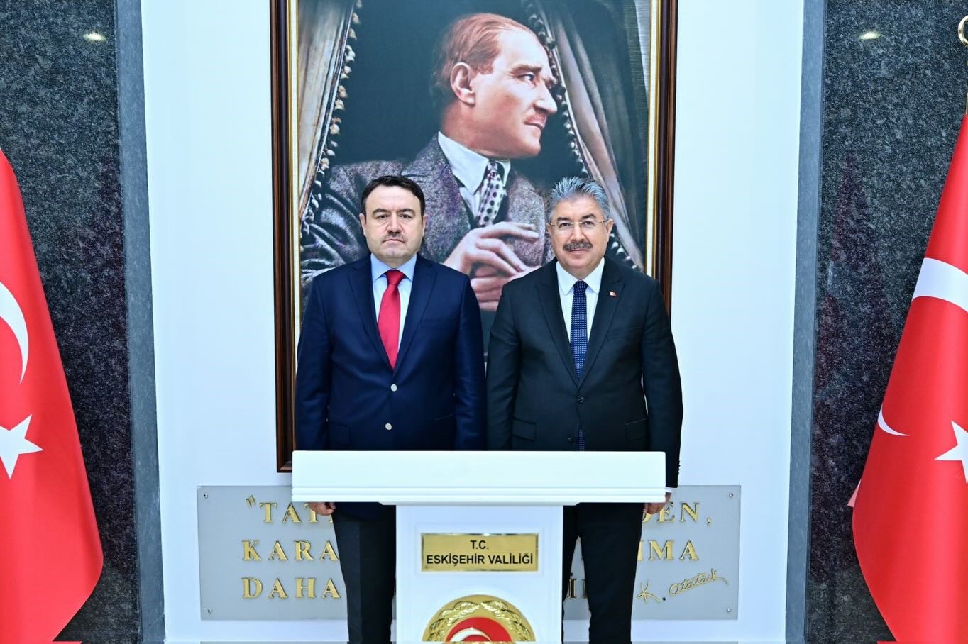 Tebrik ziyaretinde bölgesel iş birliği imkânları ve ortak projeler ele alındı
