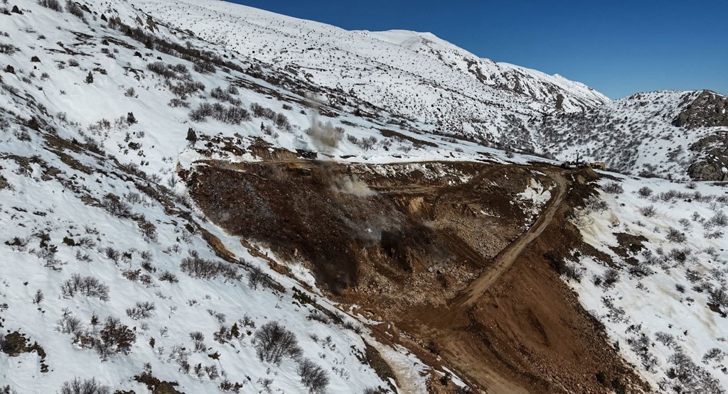 Tecer Taş Kırma ve Eleme Tesisi’nde yeni sezonun ilk patlatması yapıldı
