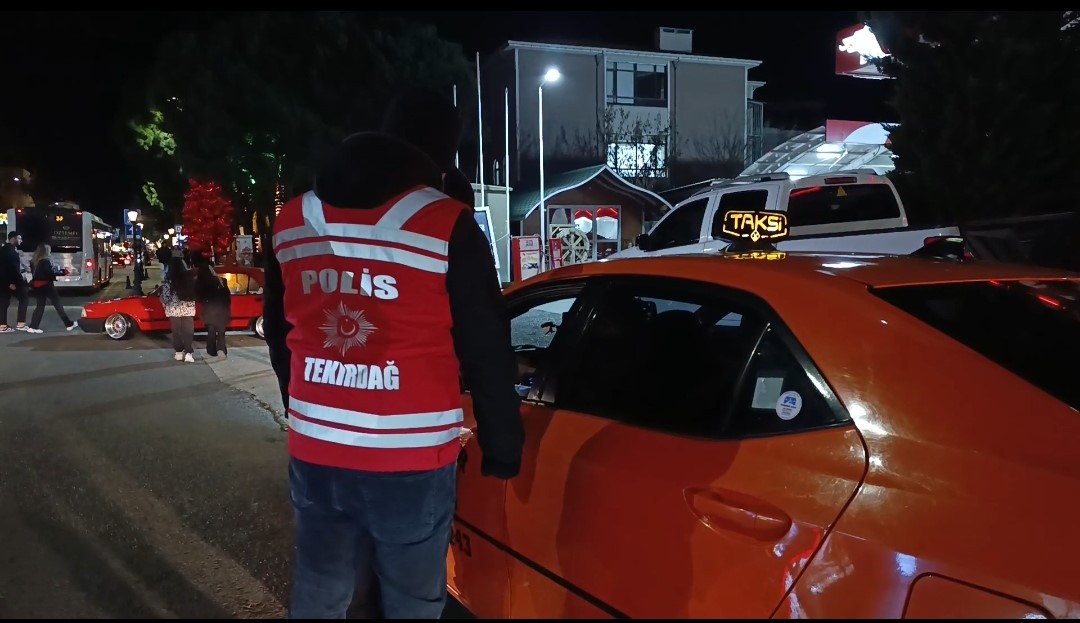 Tekirdağ Emniyeti’nden yılbaşında üst düzey önlem

