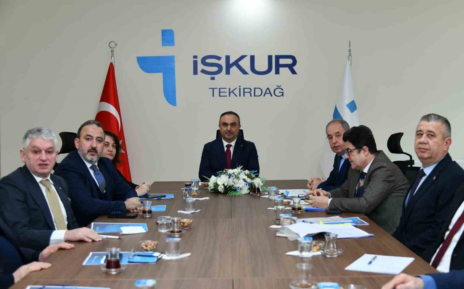 Tekirdağ İstihdam ve Mesleki Eğitim Kurulu toplantısı
