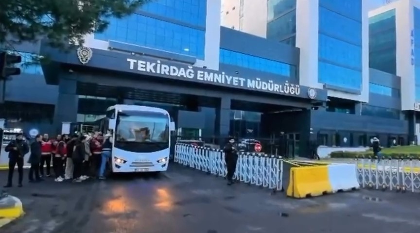 Tekirdağ merkezli 10 ilde operasyon
