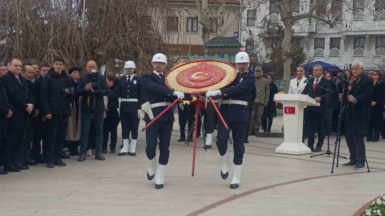 Tekirdağ’da 18 Mart Çanakkale Zaferi törenle anıldı
