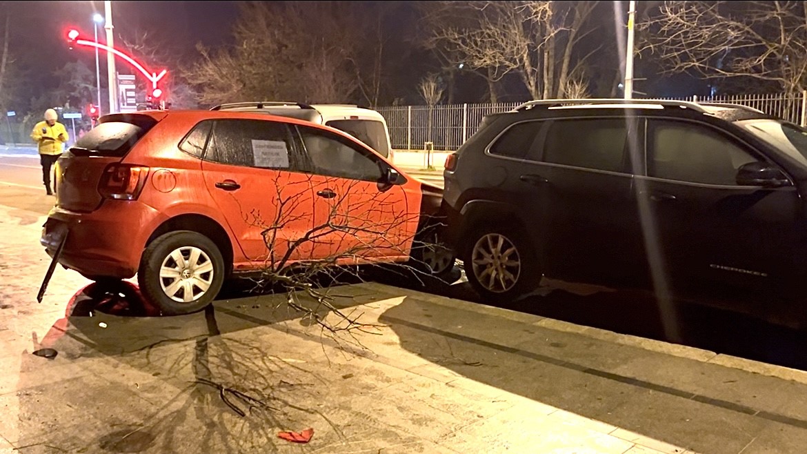 Tekirdağ’da 4 araç birbirine girdi
