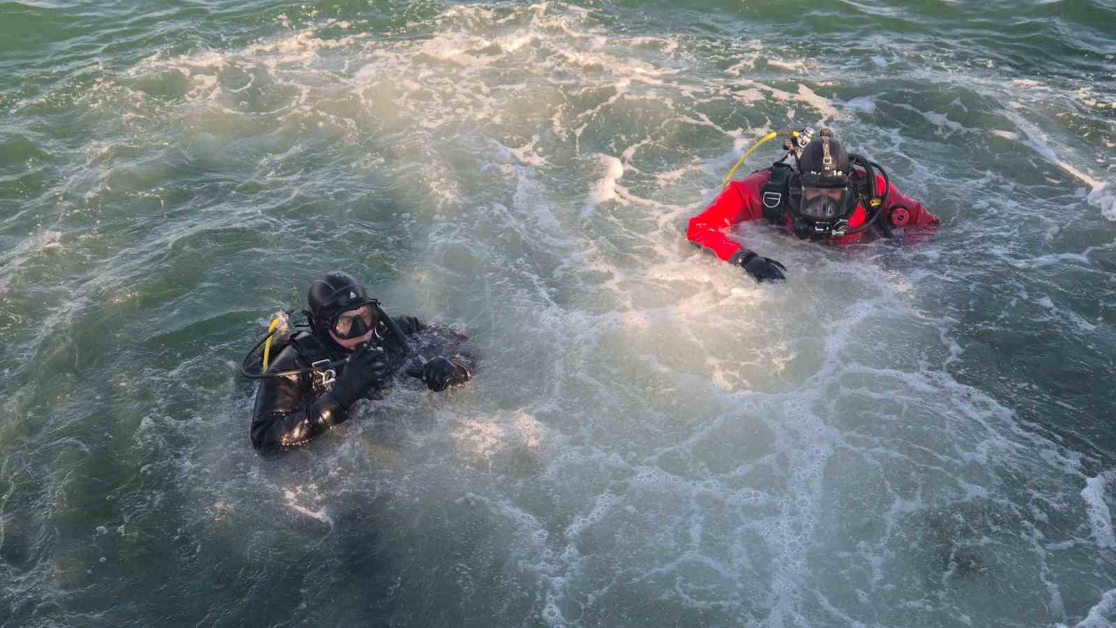 Tekirdağ’da denizde temizlik
