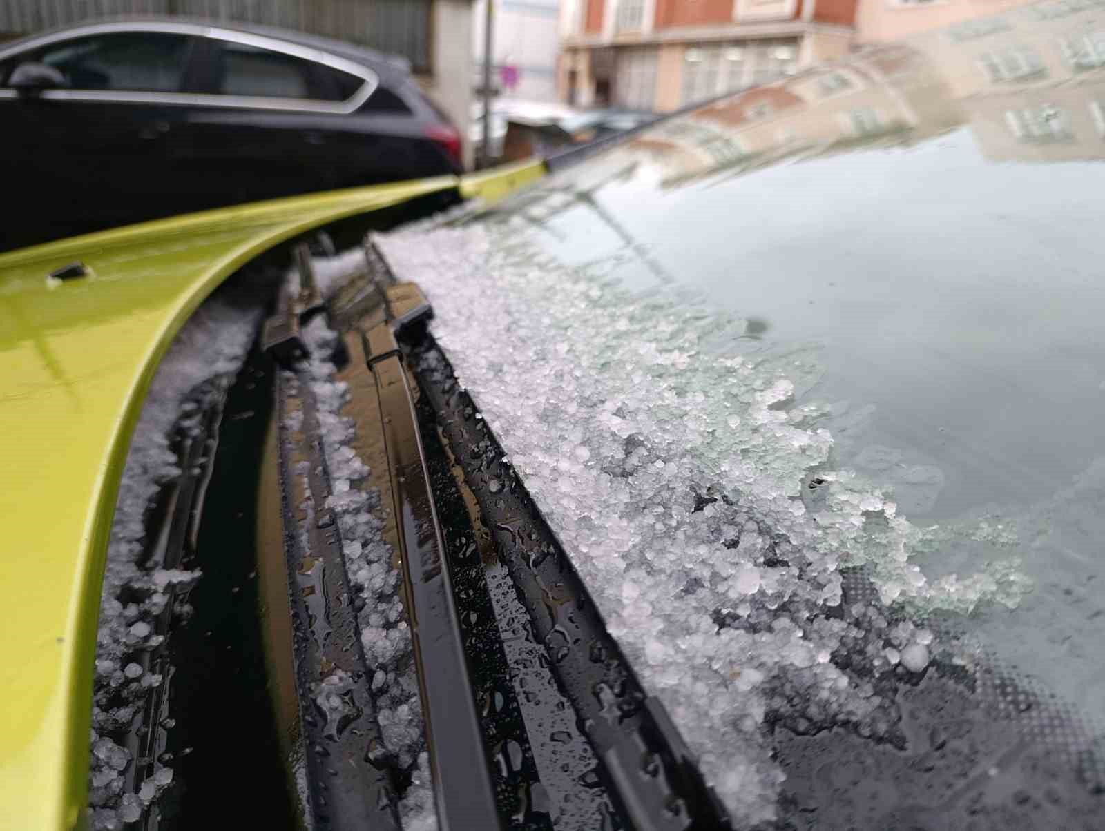 Tekirdağ’da dolu etkili oldu
