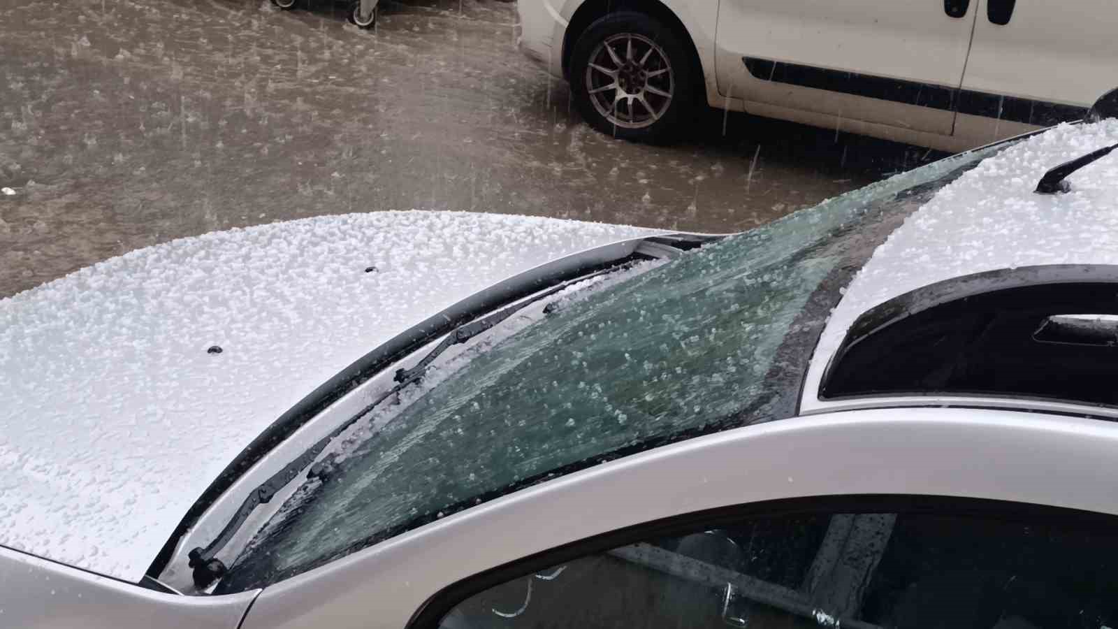 Tekirdağ’da dolu etkili oldu
