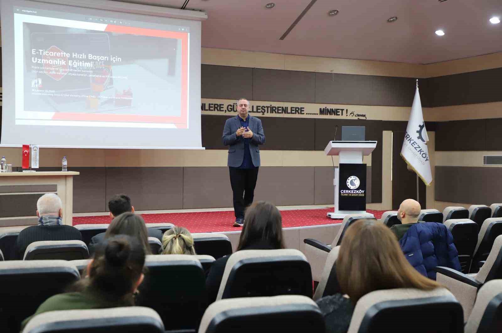 Tekirdağ’da ’E-Ticaret ve Dijital Dönüşüm Semineri’ gerçekleştirildi
