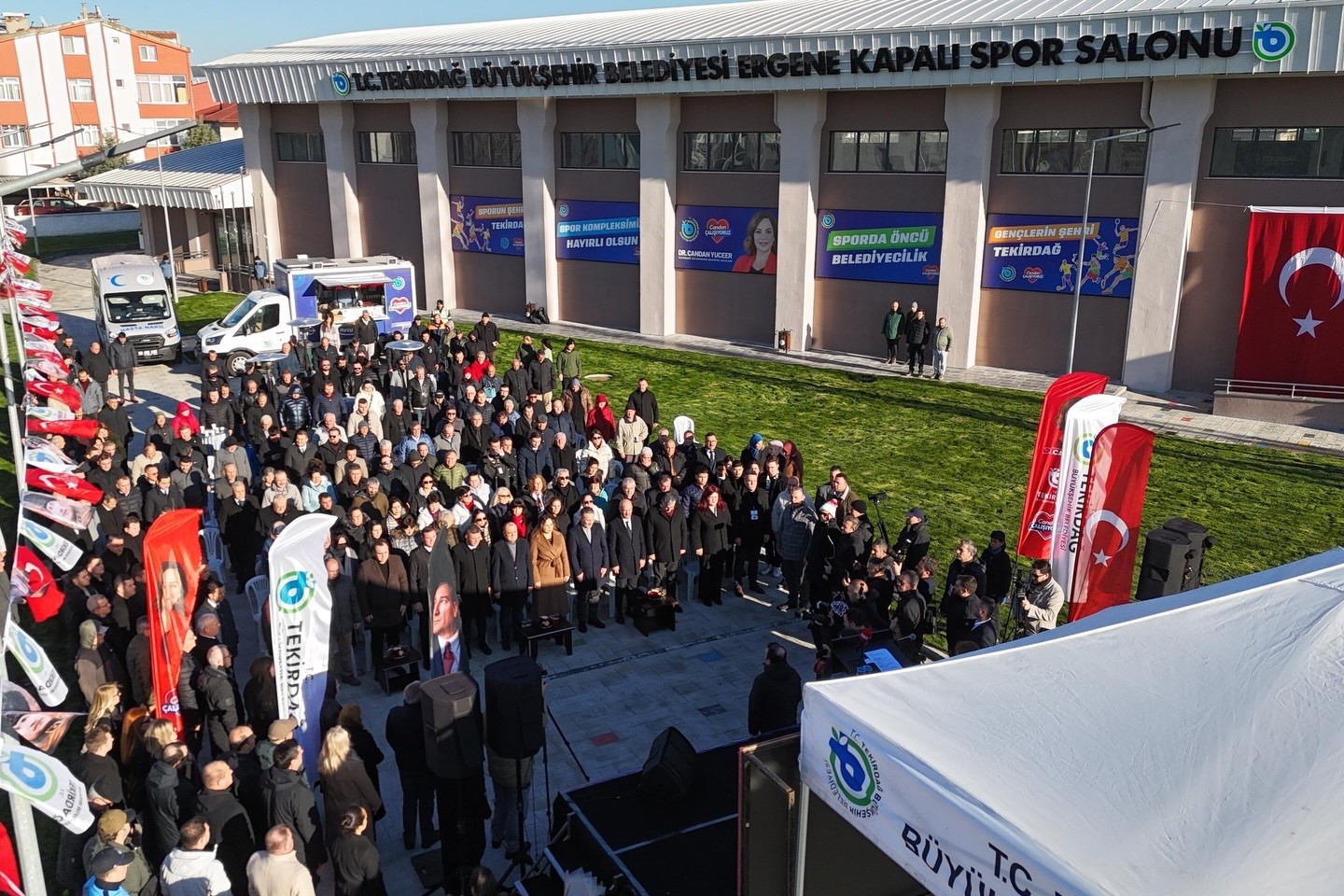 Tekirdağ’da FIBA standartlarında tesis
