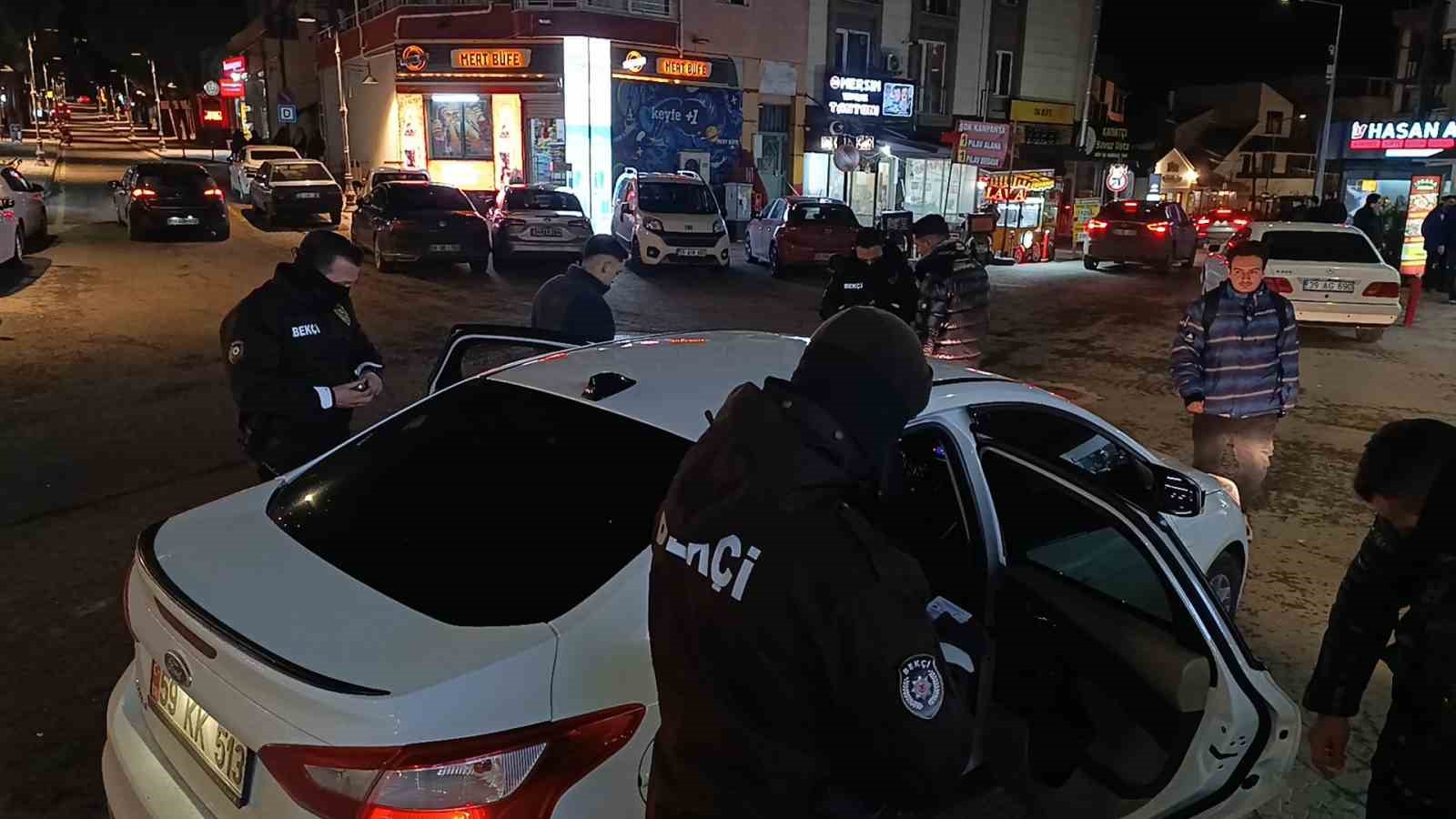 Tekirdağ’da gece kartallarından asayiş uygulaması
