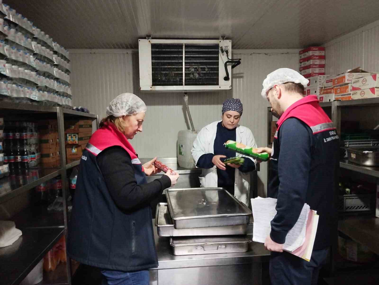 Tekirdağ’da gıda ürünleri mercek altında
