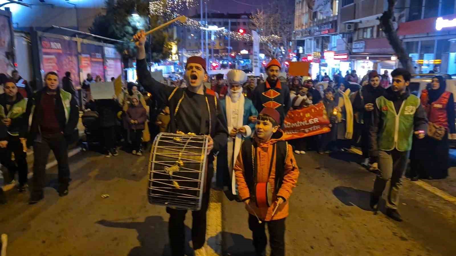 Tekirdağ’da ’Hoşgeldin Ramazan’ yürüyüşü
