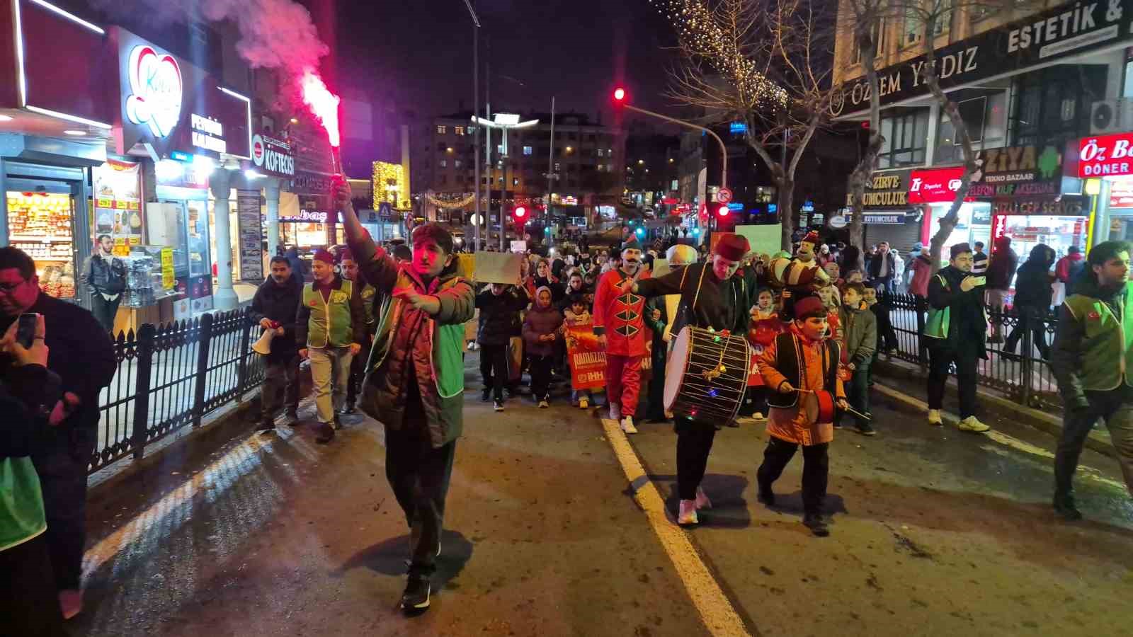 Tekirdağ’da ’Hoşgeldin Ramazan’ yürüyüşü
