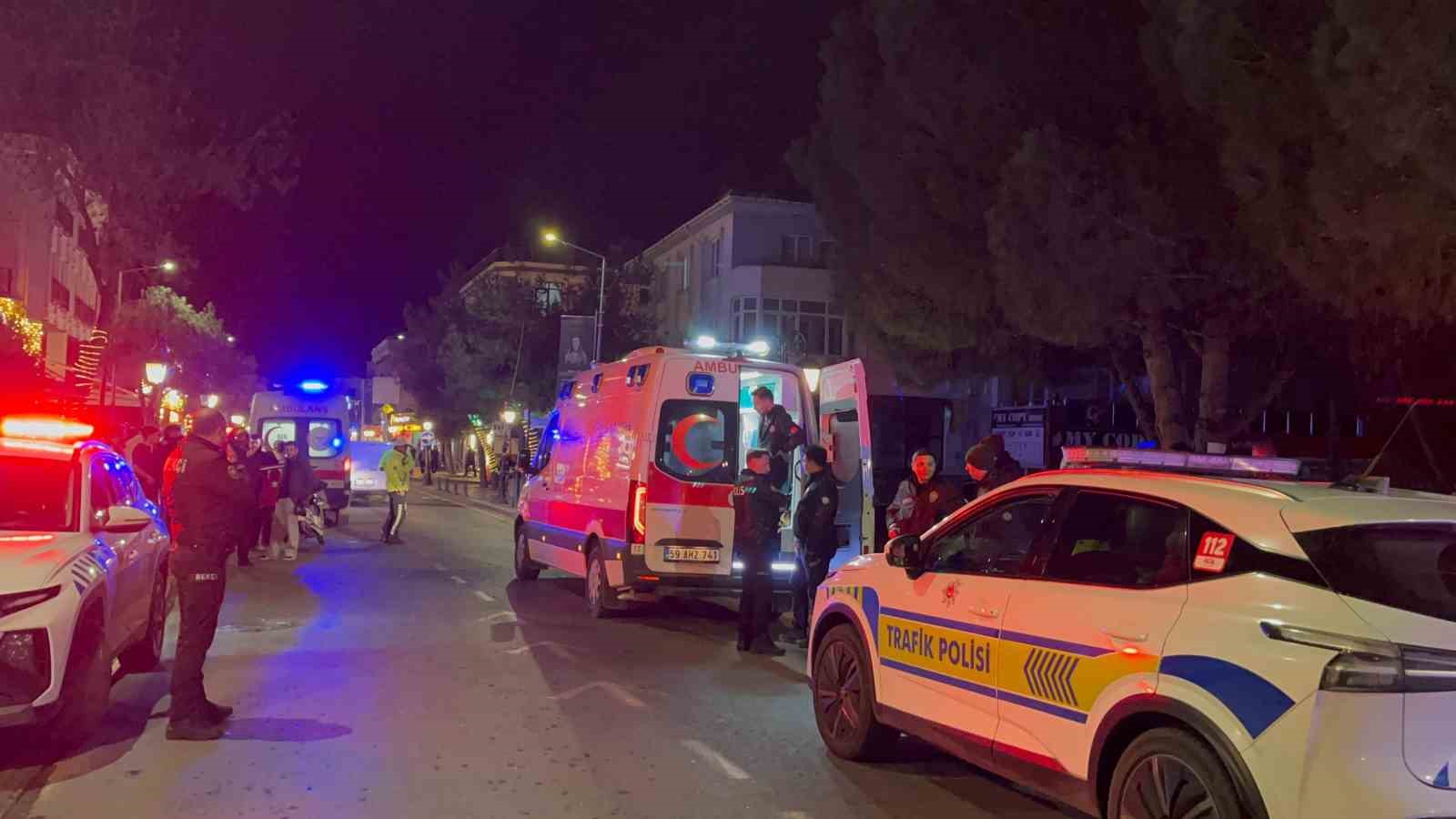 Tekirdağ’da iki motosiklet kafa kafaya çarpıştı: 2 yaralı
