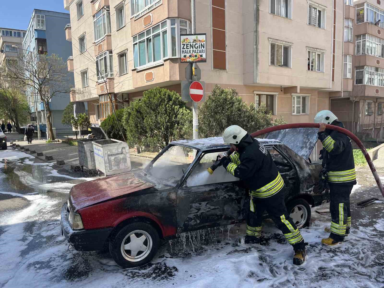Tekirdağ’da korku dolu anlar: LPG’li otomobil alev topuna döndü
