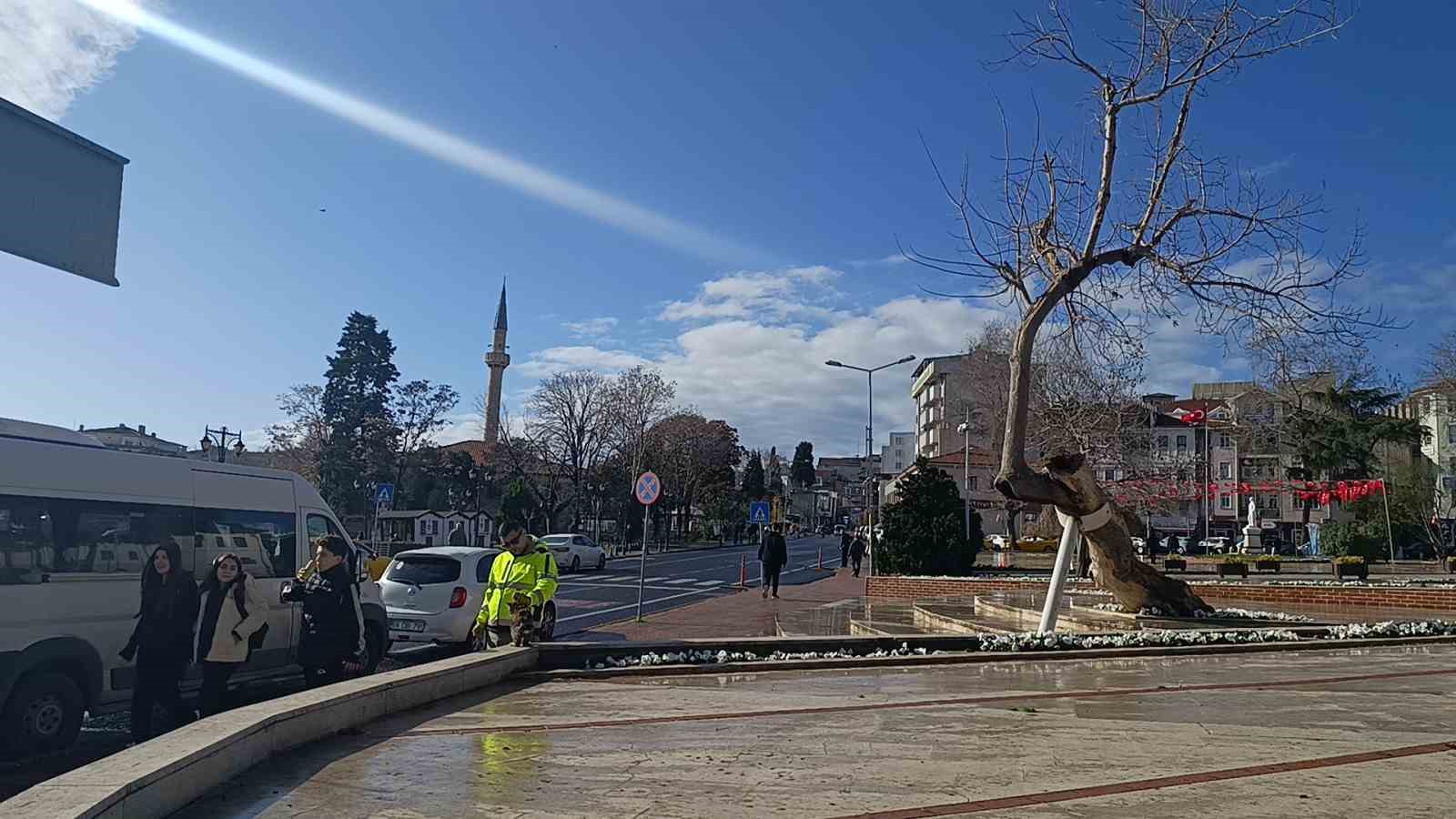 Tekirdağ’da kuvvetli yağış sonrası tekrar güneş açtı
