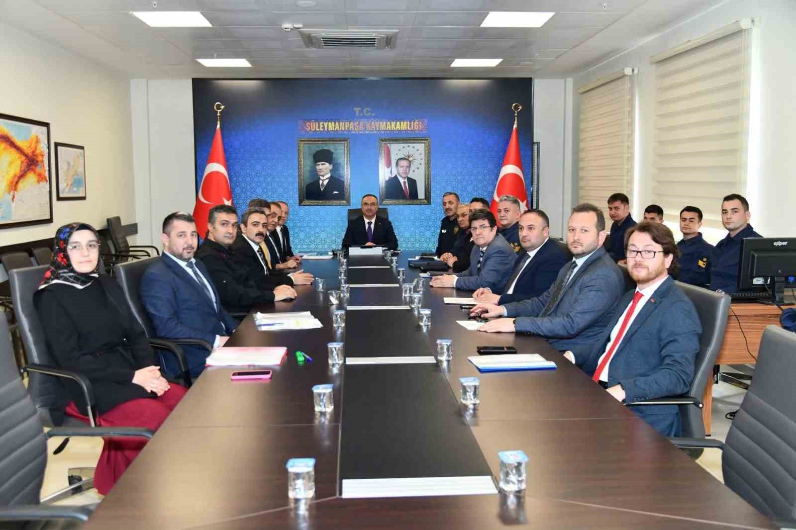 Tekirdağ’da "Plajlarda Yaz Tedbirleri" toplantısı gerçekleştirildi
