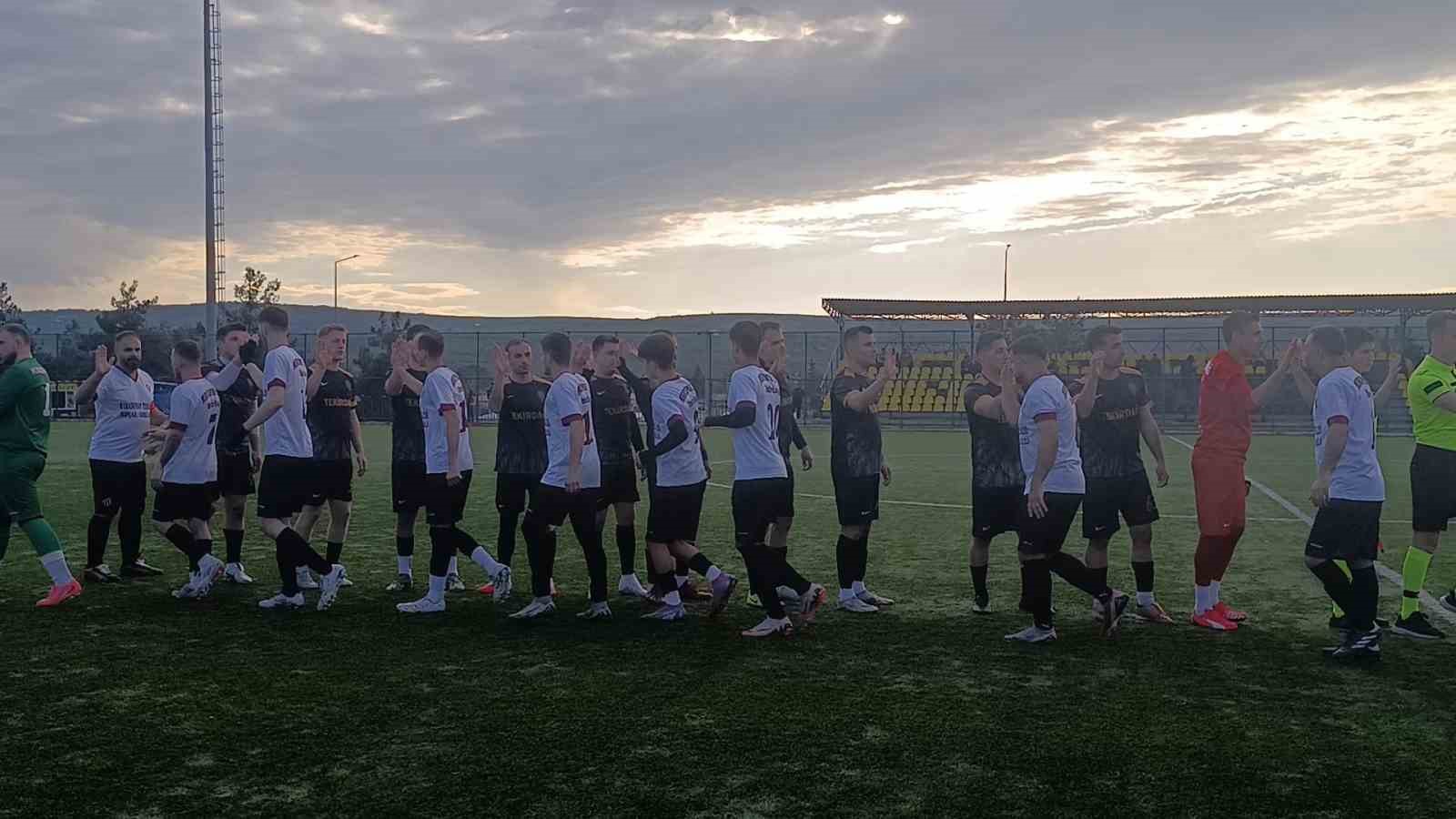 Tekirdağ’da polis ve Roman vatandaşlar sahada buluştu
