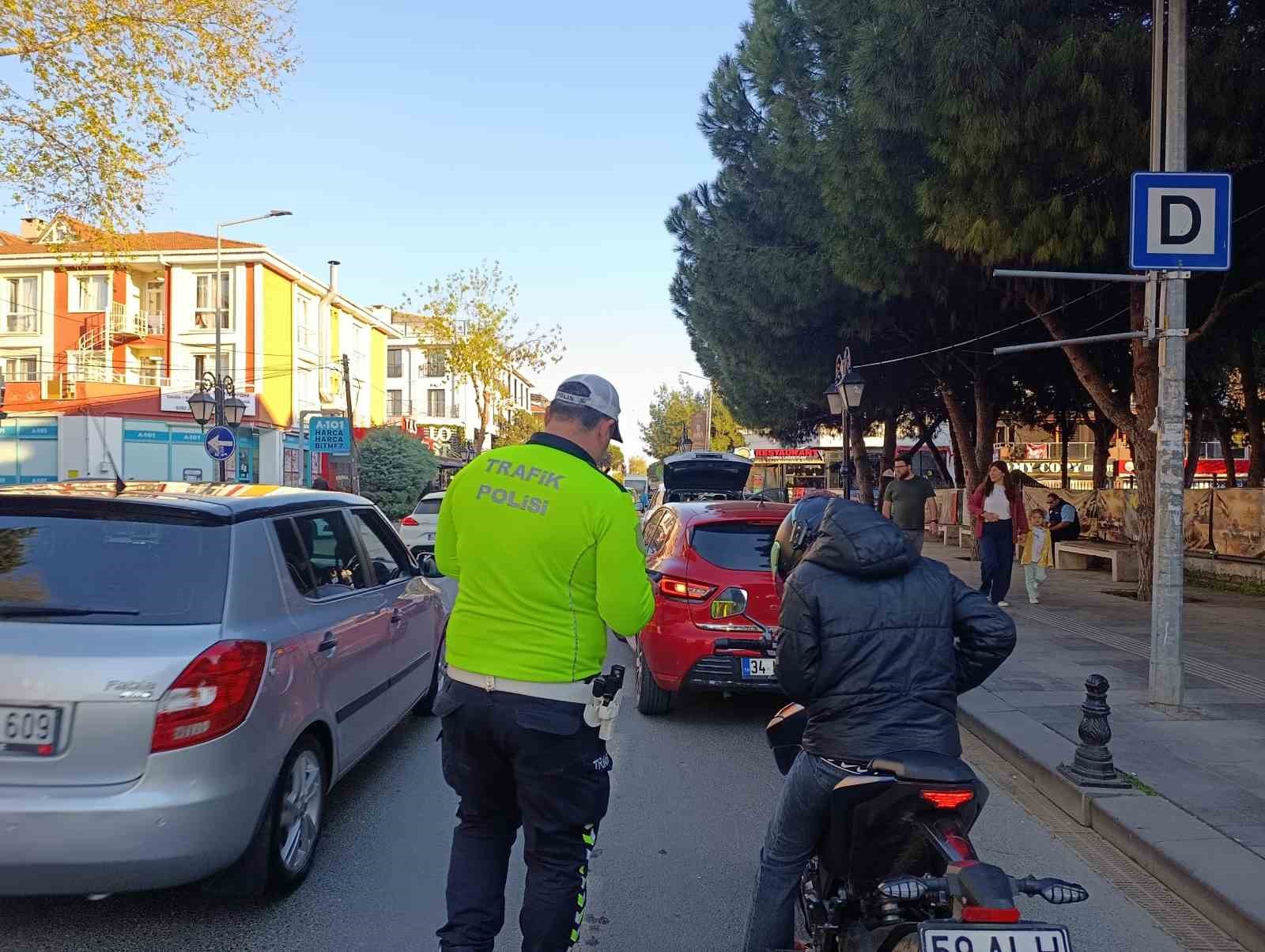 Tekirdağ’da trafik denetimi: 65 araç kontrol edildi
