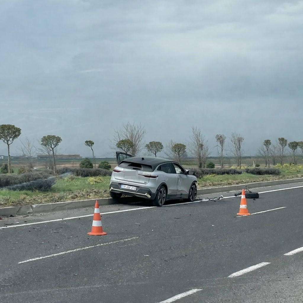 Tekirdağ’da trafik kazası: 2 yaralı
