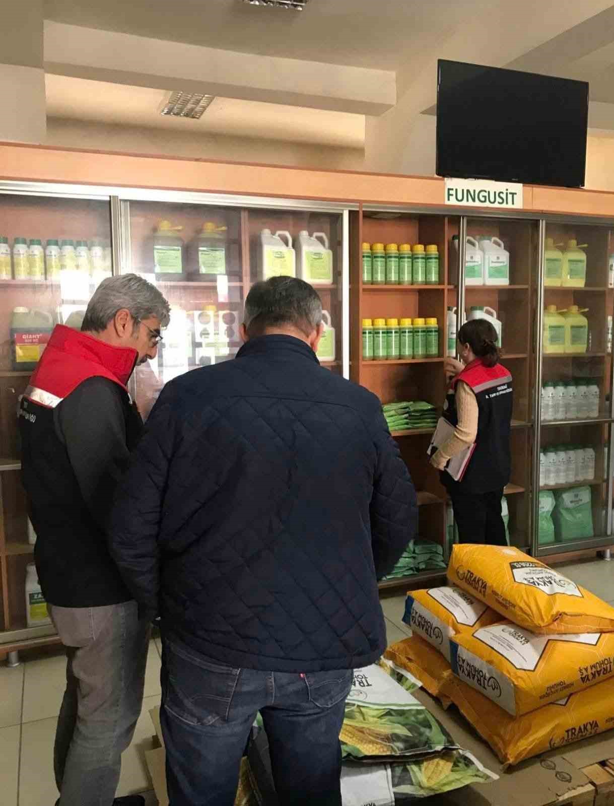 Tekirdağ’da zirai ilaç denetimi
