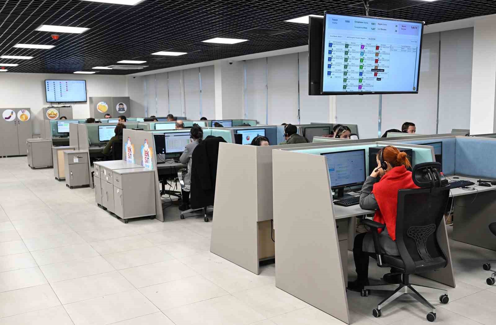 Teksin, 2025’te 1 milyon 250 bin çağrıyla Mersinlilerin çözüm adresi oldu
