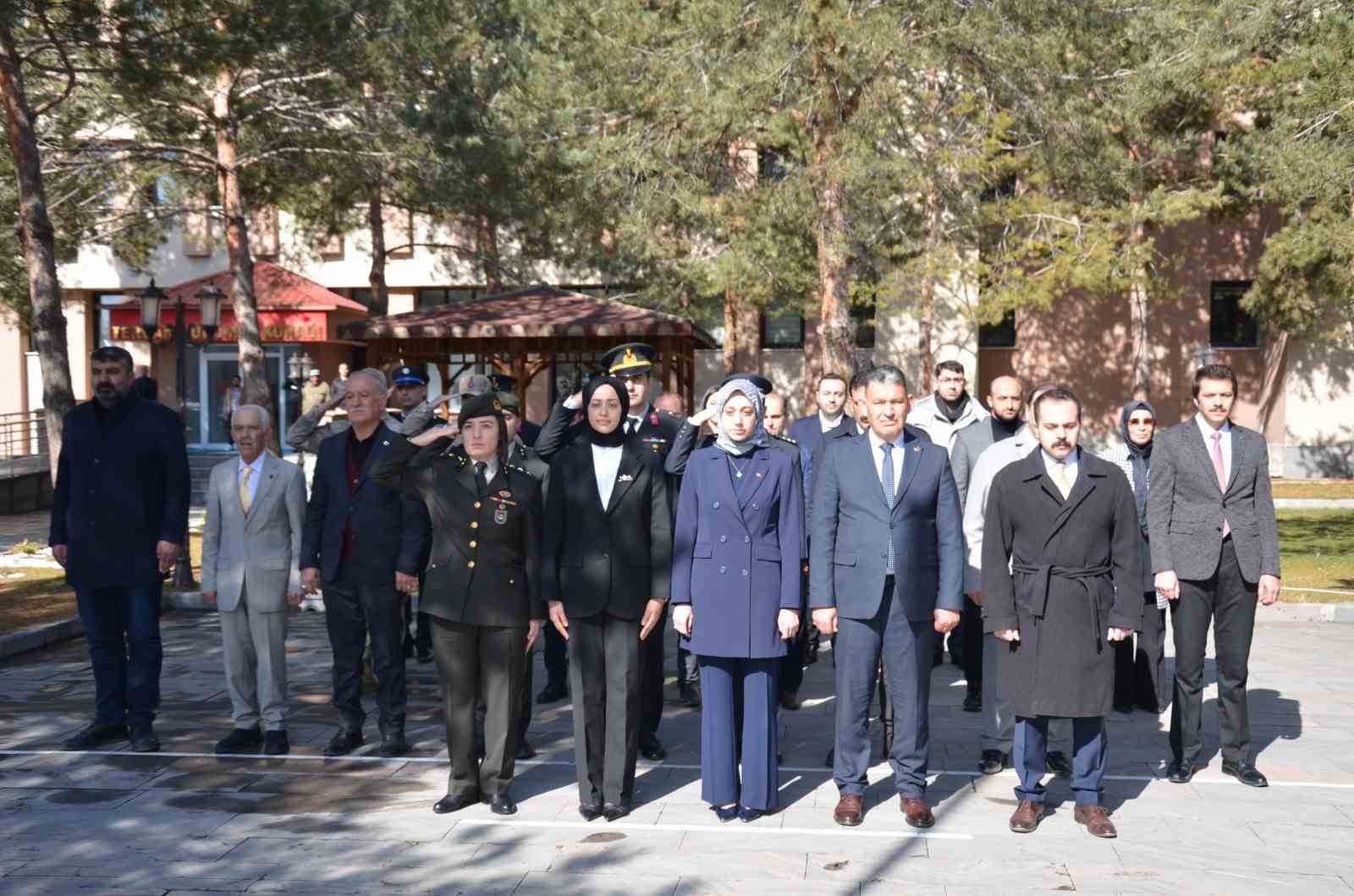 Tercan’da Çanakkale Zaferi’nin 111. yıl dönümü törenle anıldı
