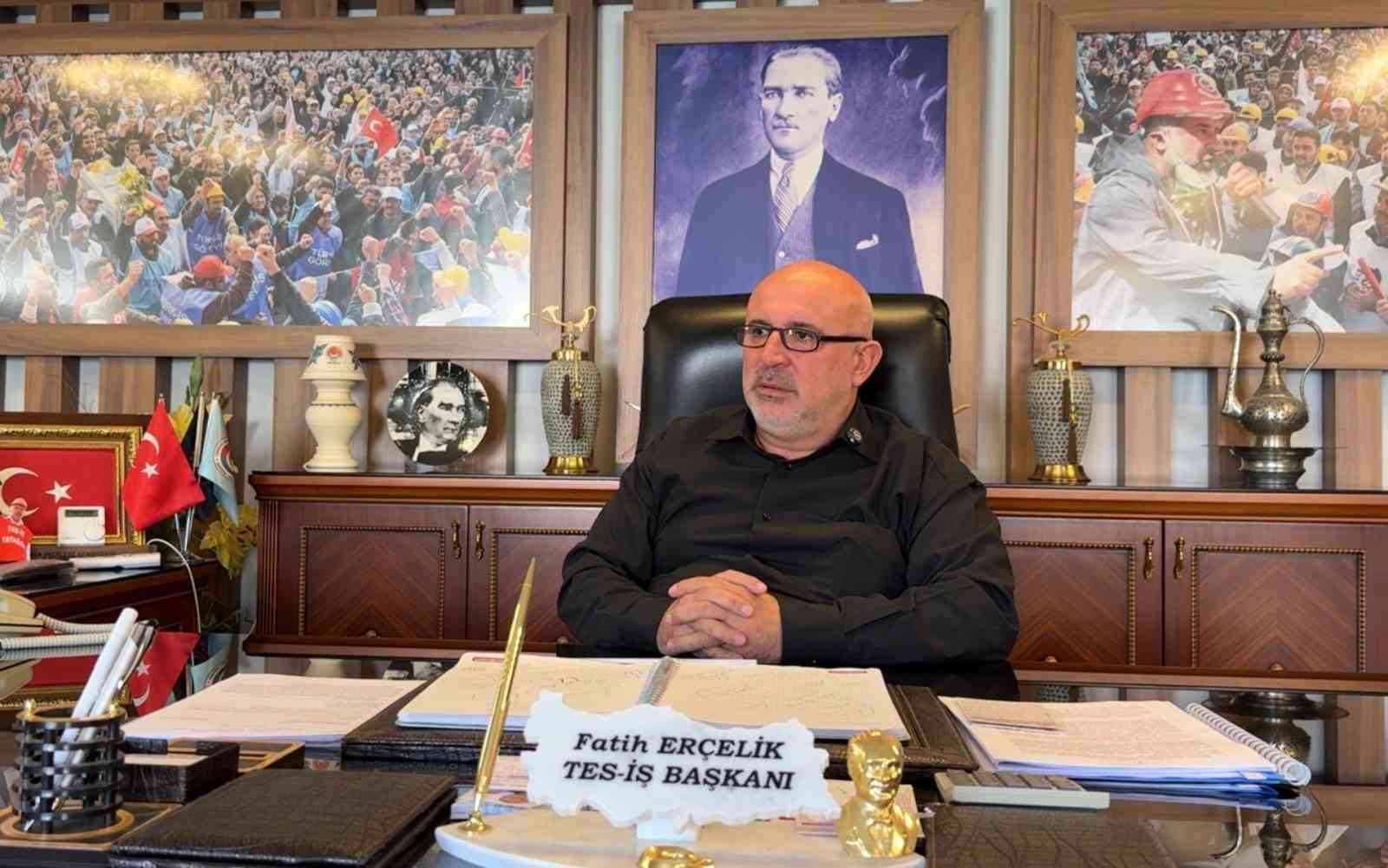 TES-İŞ Şube Başkanı Erçelik’ten Belediye Başkanlarına "Emeğin ve emekçinin yanında olun" çağrısı

