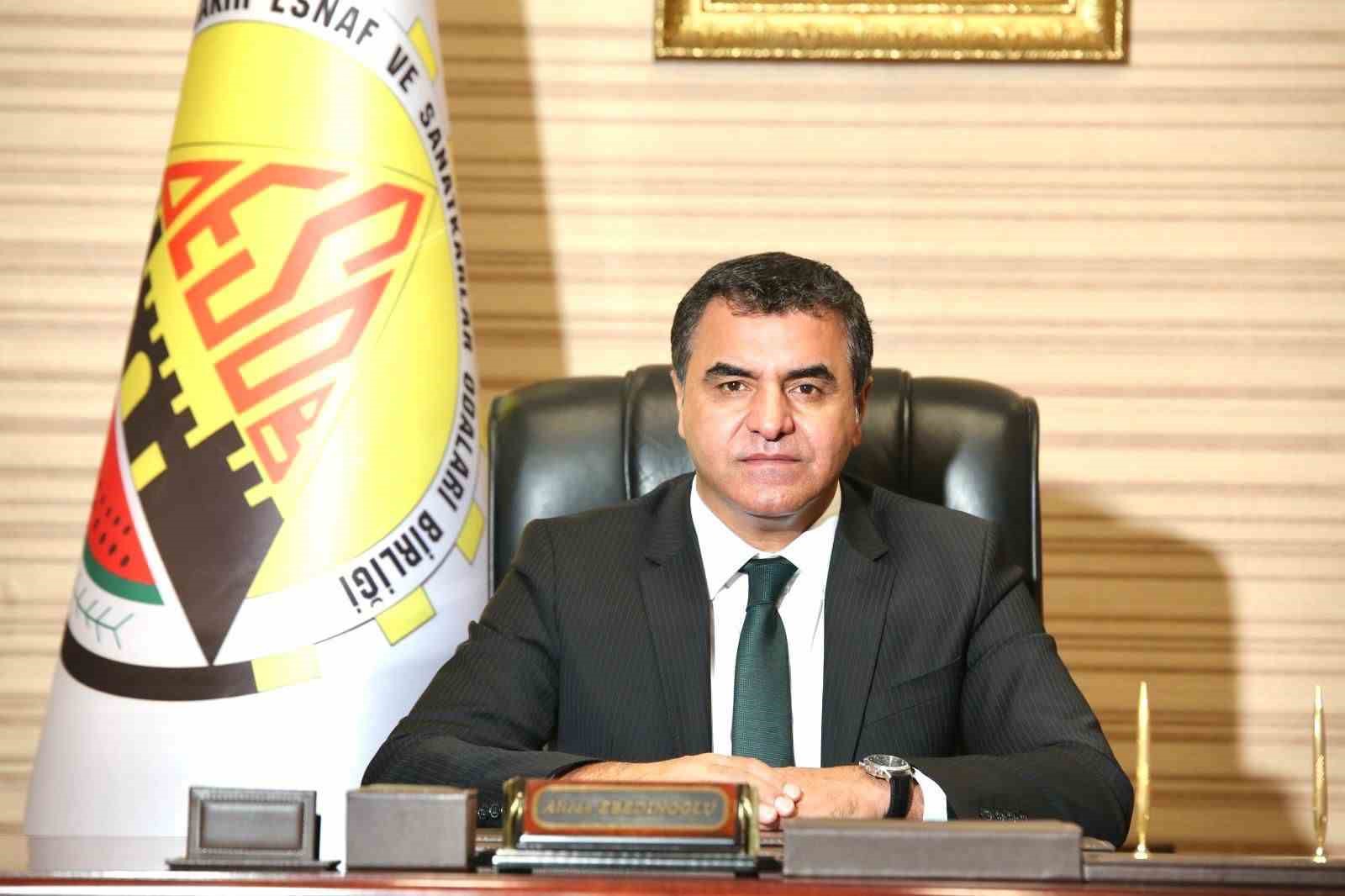 TESK Genel Başkan Vekili Ebedinoğlu Diyarbakır’daki EYP’li saldırıyı kınadı
