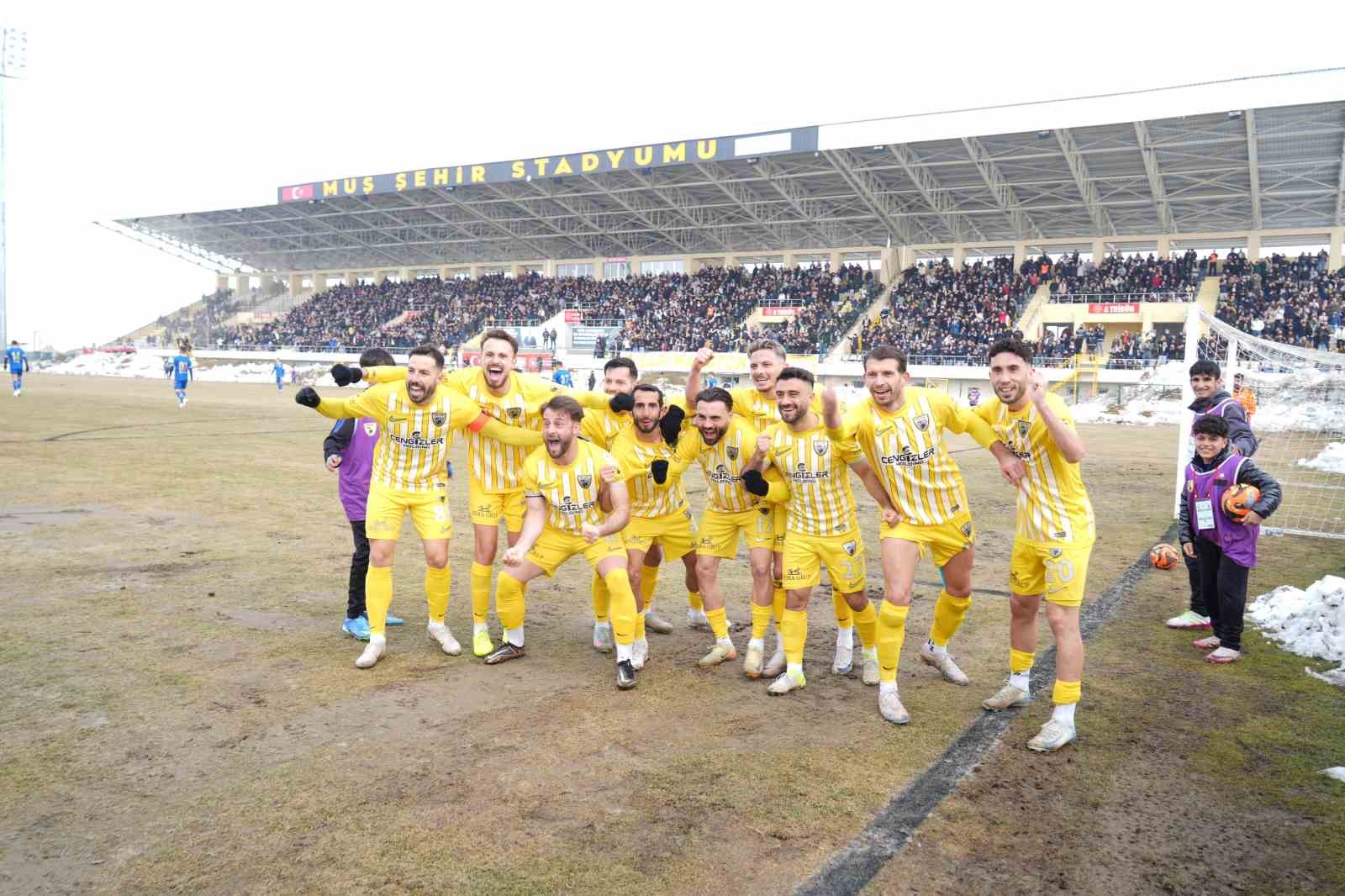 TFF 2. Lig: Muş Spor Kulübü: 4 - Menemen FK: 1
