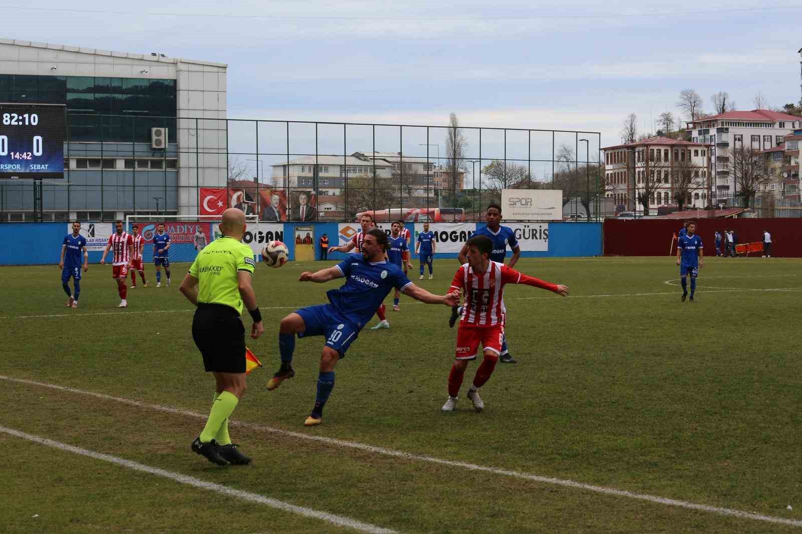 TFF 3. Lig: Pazarspor: 0 - Sebat Gençlikspor: 0
