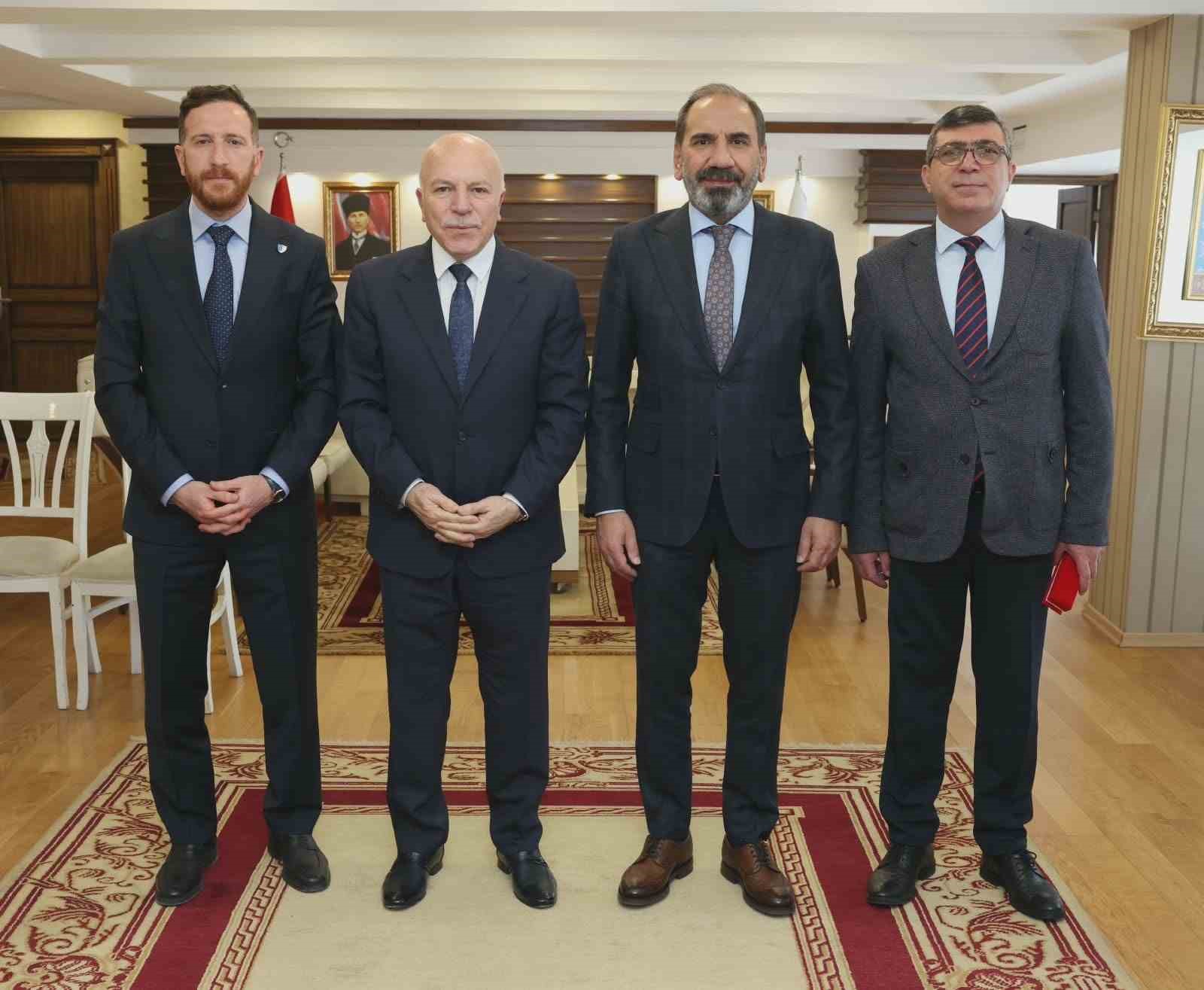 TFF Başkan Vekili Otyakmaz’dan Başkan Mehmet Sekmen’e ziyaret
