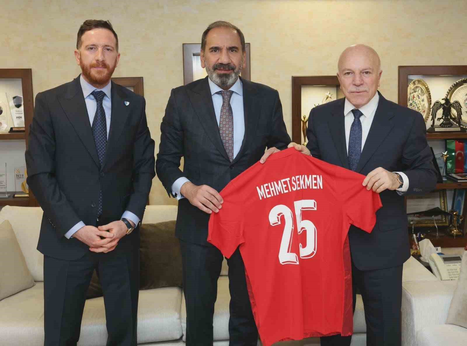 TFF Başkan Vekili Otyakmaz’dan Başkan Mehmet Sekmen’e ziyaret
