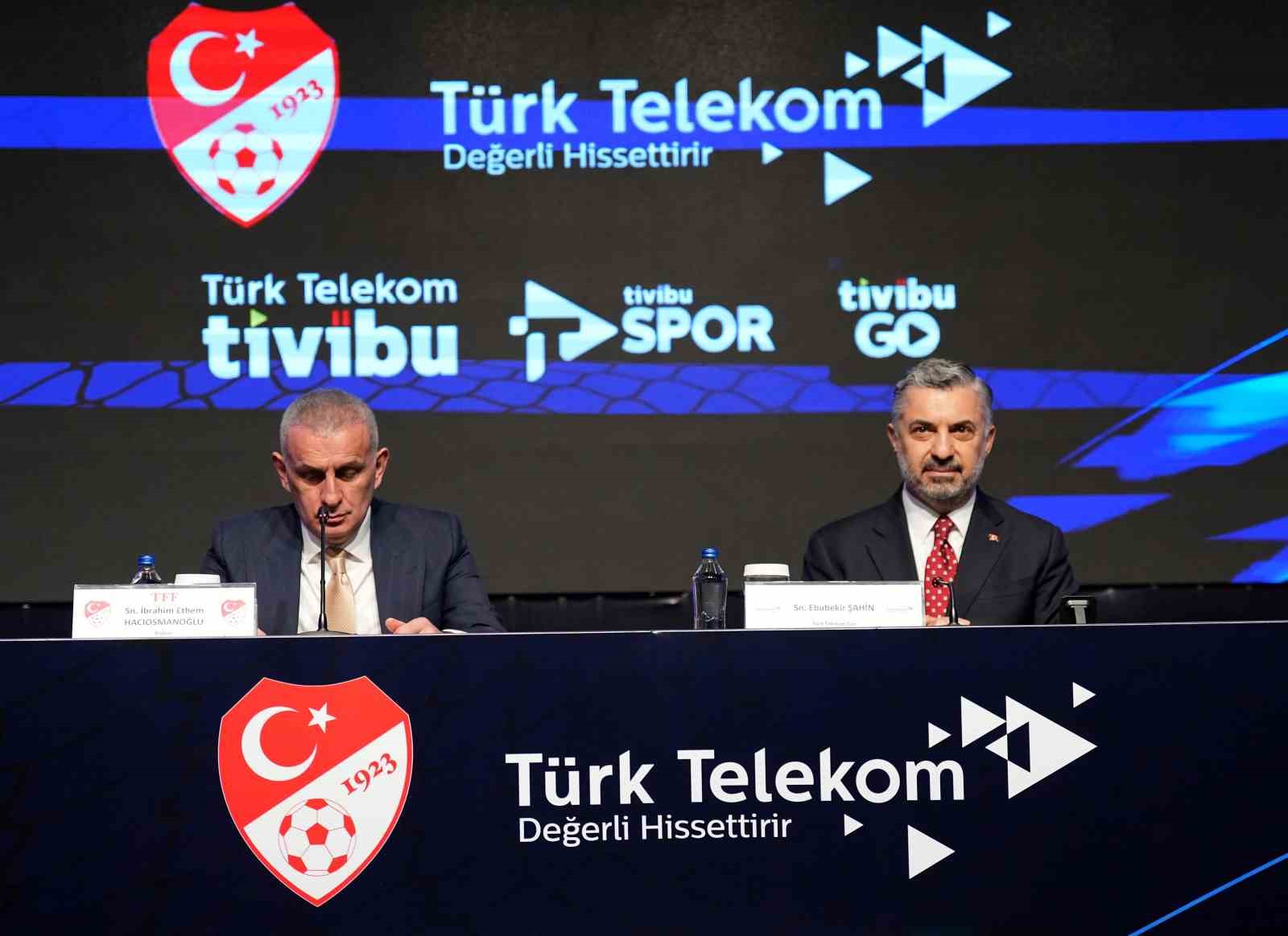 TFF ile Türk Telekom arasında 2. ve 3. Lig’in yayın anlaşması imzalandı
