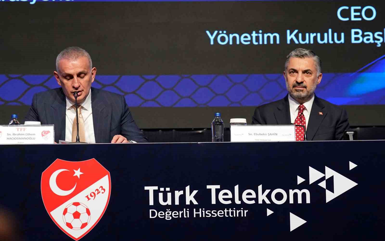 TFF ile Türk Telekom arasında 2. ve 3. Lig’in yayın anlaşması imzalandı
