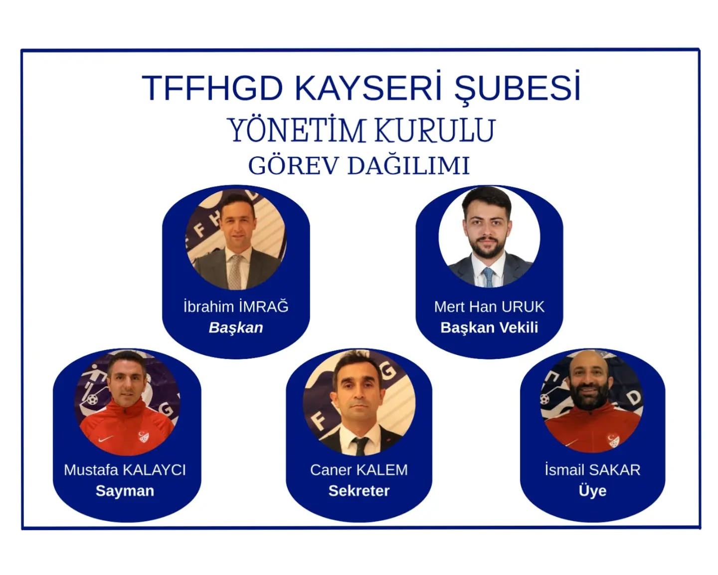 TFFHGD görev dağılımını yaptı
