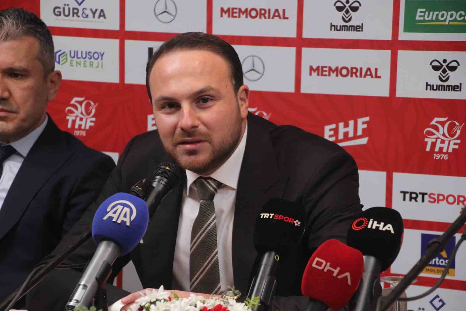 THF Başkanı Mesut Çebi: "Türk hentboluna ilki yaşatmak istiyoruz"
