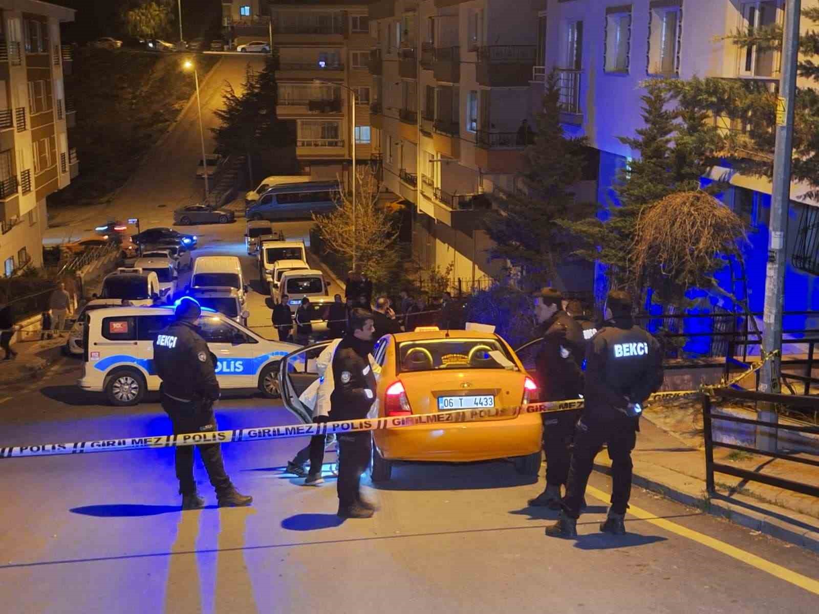 Ticari takside silahlı kavga: 1 yaralı
