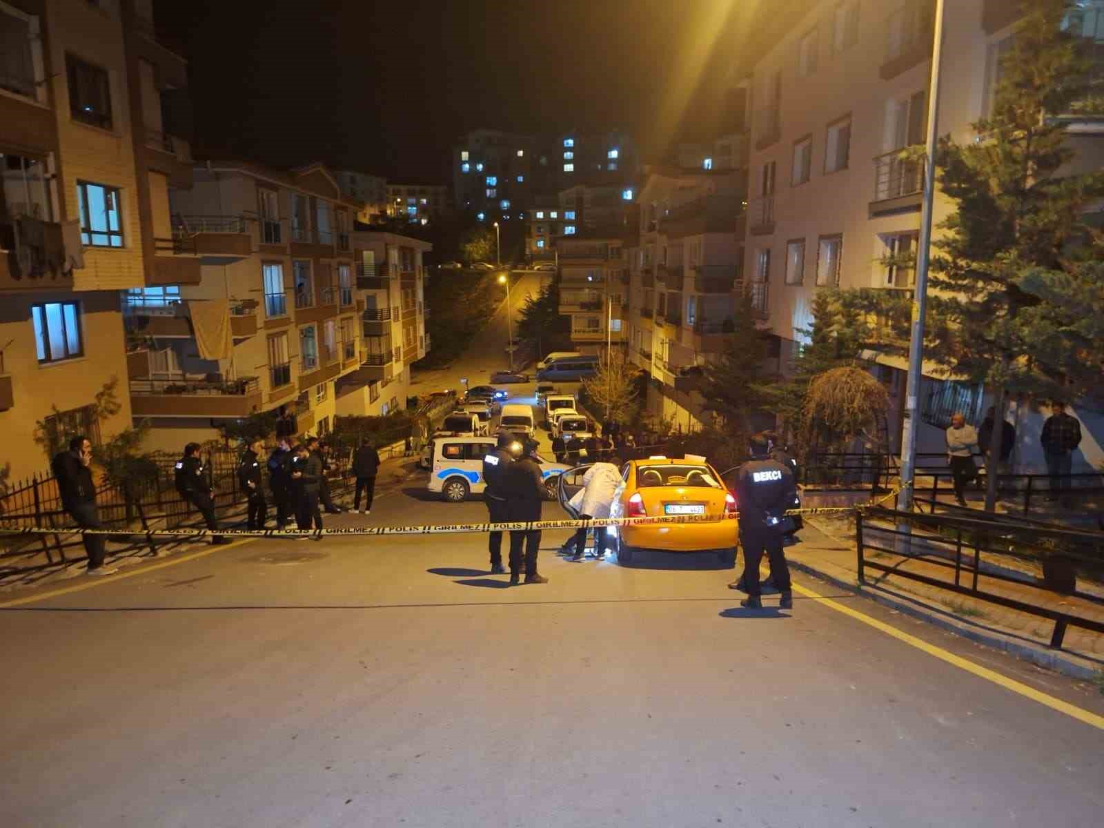 Ticari takside silahlı kavga: 1 yaralı
