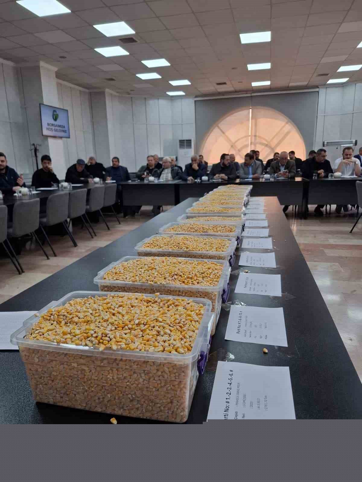 TİGEM’in 15 bin ton mısır satışı GTB’de gerçekleşti
