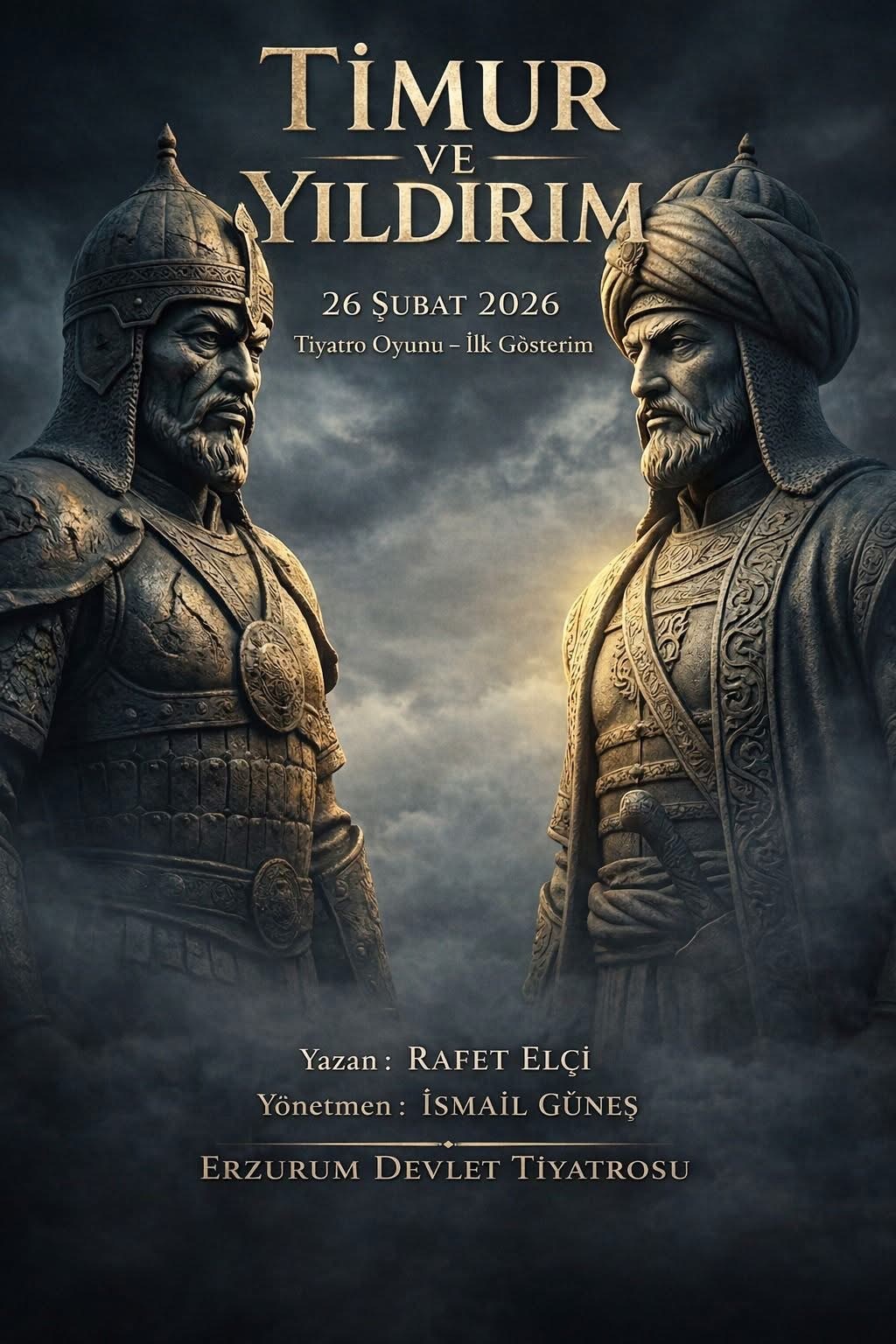 "Timur ve Yıldırım" Erzurum sahnesinde
