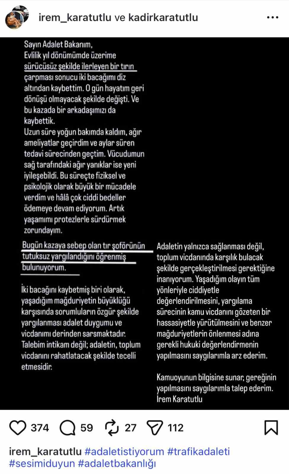 Tırın altında kalıp 2 bacağını kaybetmişti, sürücü tahliye edildi
