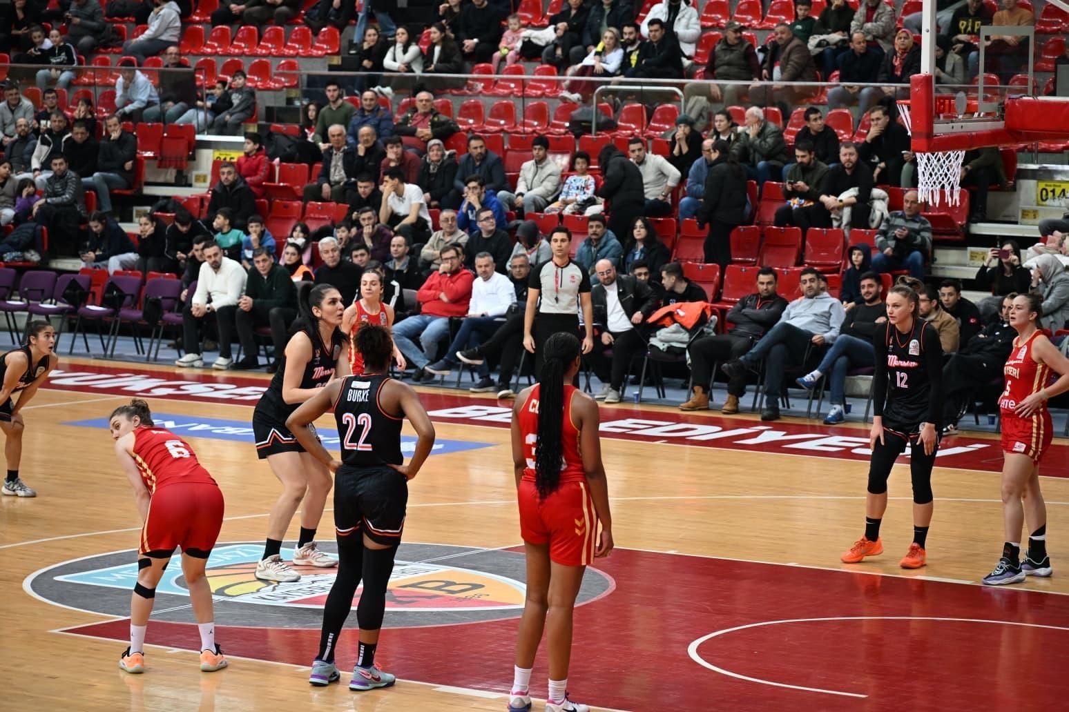 TKBL: Melikgazi Basket: 68 - ÇBK Mersin: 98
