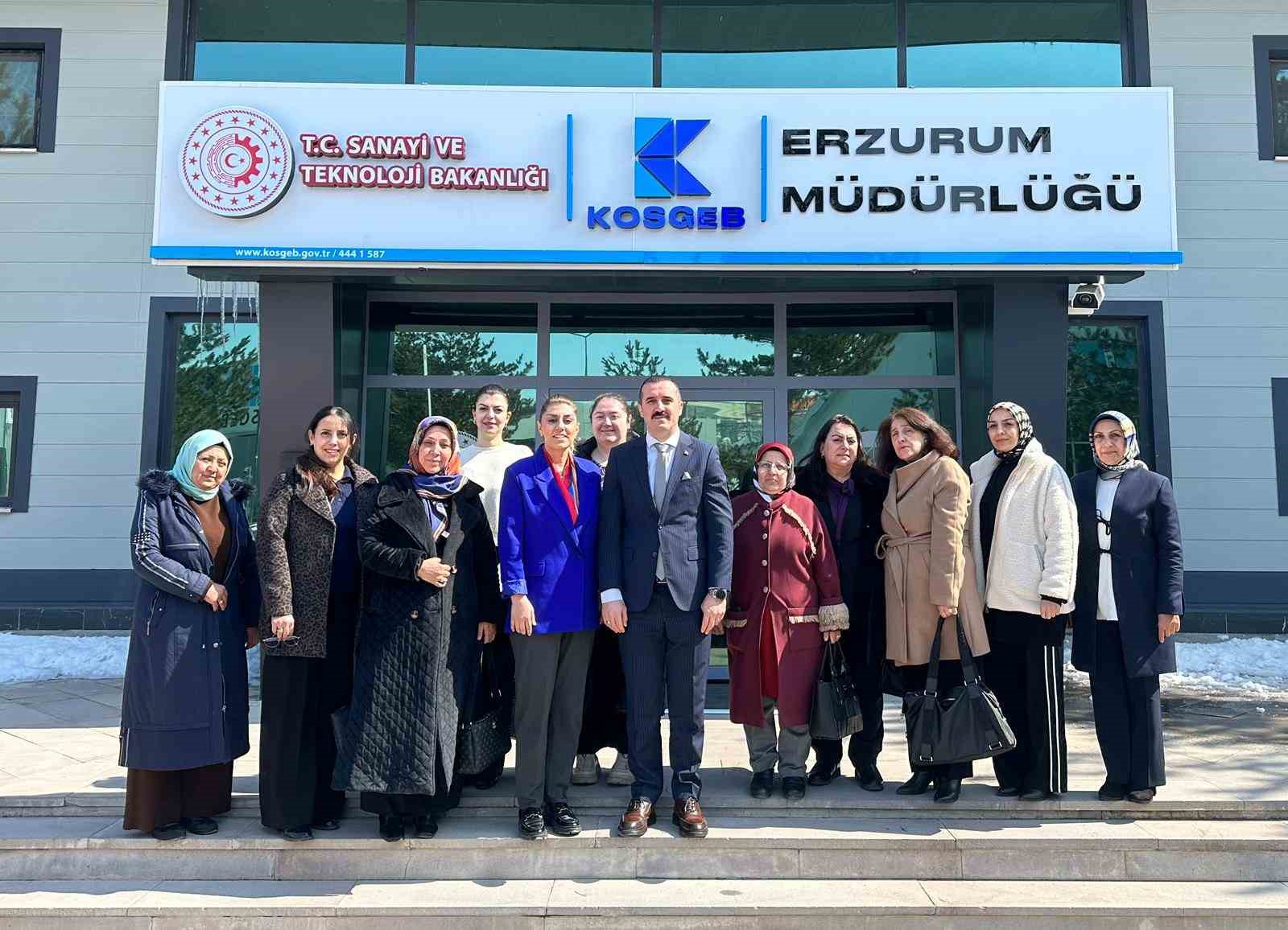 TOBB Erzurum kadın girişimciler kurulu icra toplantısı KOSGEB’te yapıldı
