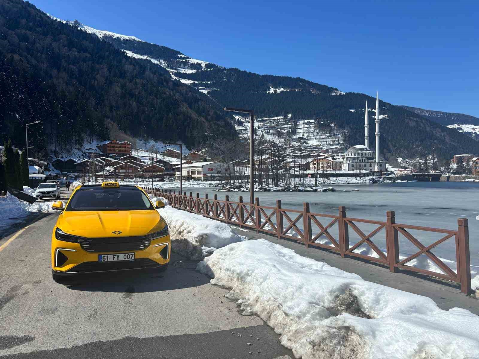 Togg taksi Karadeniz yollarında
