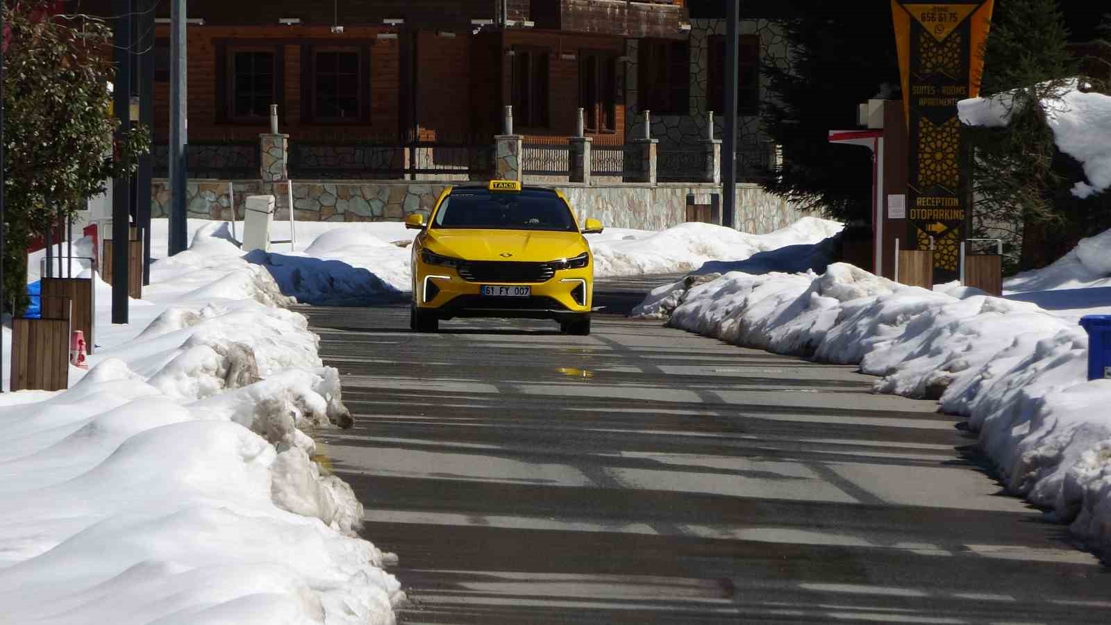 Togg taksi Karadeniz yollarında
