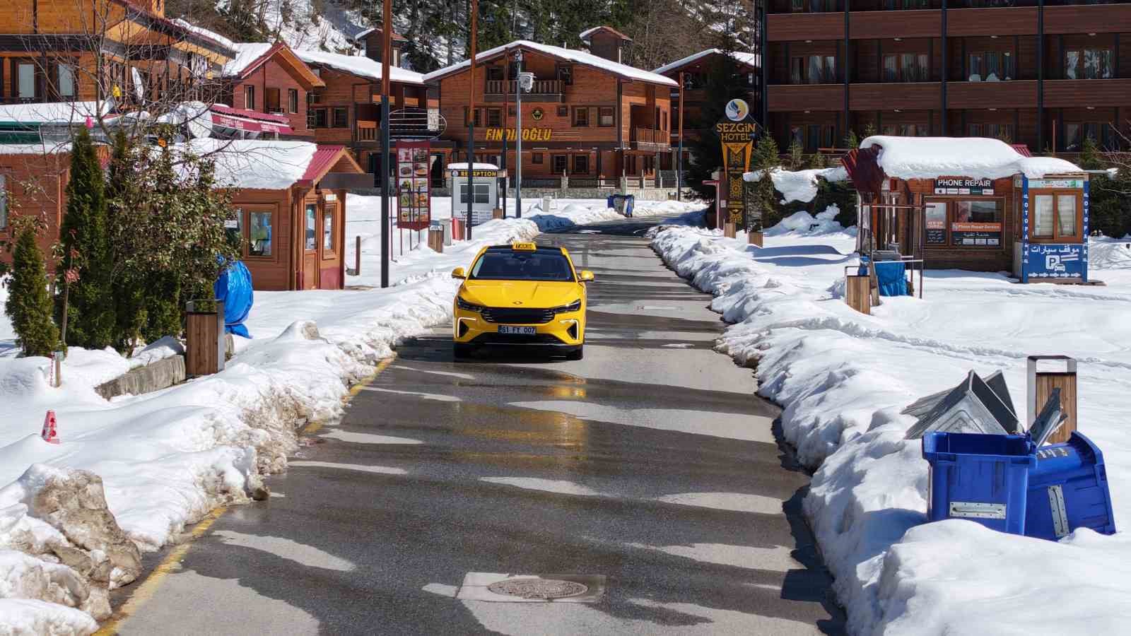 Togg taksi Karadeniz yollarında
