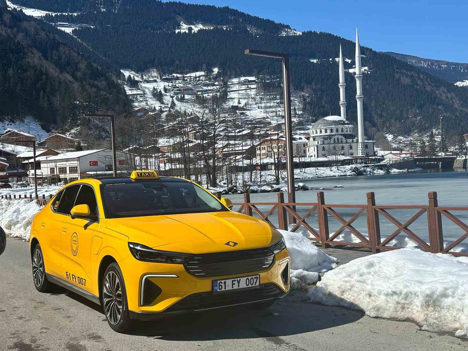 Togg taksi Karadeniz yollarında
