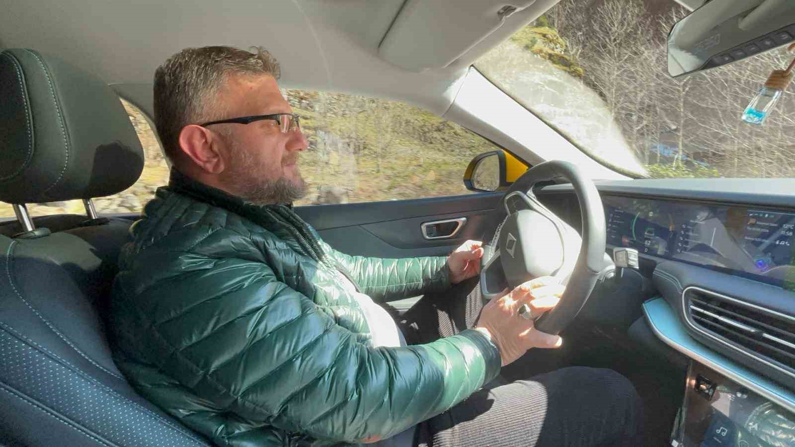 Togg taksi Karadeniz yollarında
